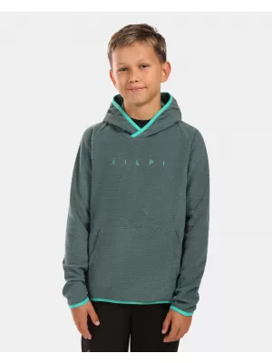 Fleece-Sweatshirt für Jungen KILPI FLOND-JB ZJ0202KI GRÜN