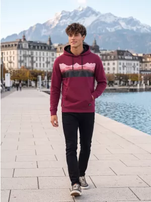 Herren-Sweatshirt ALTISPORT GORO BURGUND