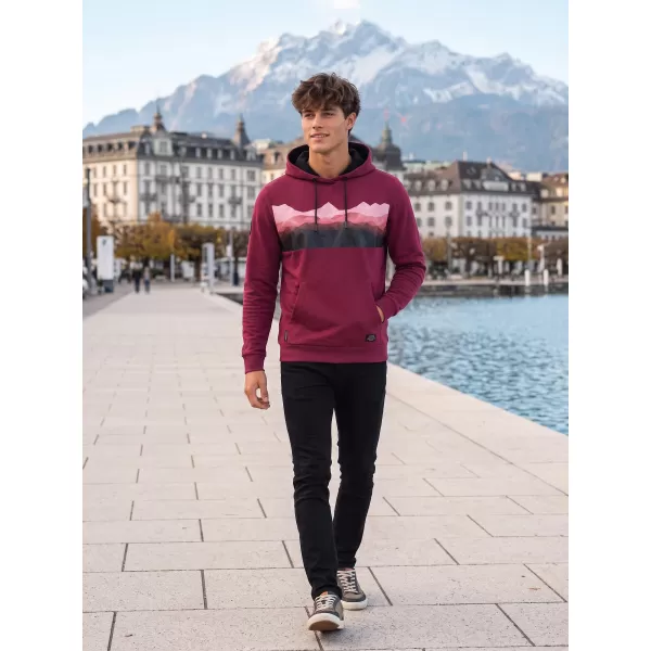 Herren-Sweatshirt ALTISPORT GORO BURGUND 