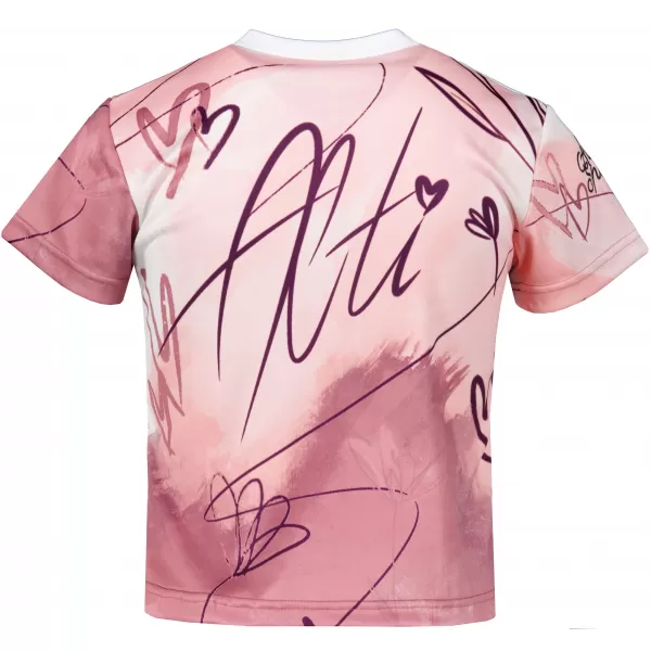 Funktionaler t -Shirt -Prämie von Kindern ALTISPORT VOJ/ALK083TR01 WEIß -PINK 