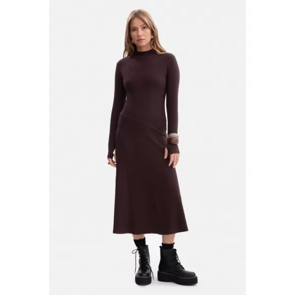  Kleid BEWEAR B299 DUNKLE SCHOKOLADE 