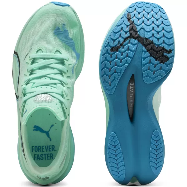  Damen PUMA DEVIATE NITRO ELITE 3 WNS 30981007 MINZSCHMELZE/GESCHWINDIGKEIT BLAU 