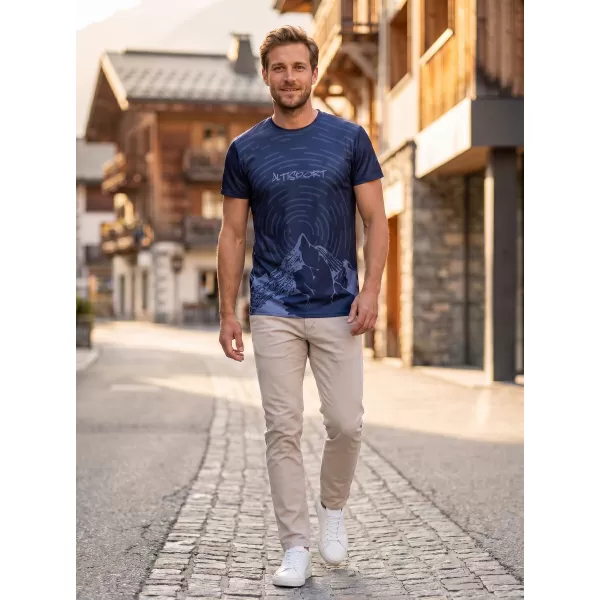  Herren Freizeithemd Premium ALTISPORT VOJ/ALM121TR06 MARINEBLAU 