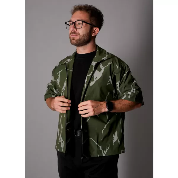  Premium-Herrenhemd ALTISPORT VOJ/ALM052KOS01 KHAKI 