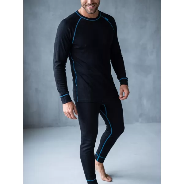  Herren-Thermoset ALTISPORT GAIN SCHWARZ/BLAU 