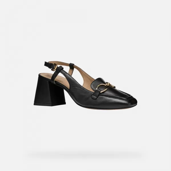  Damenschuhe mit Absatz GEOX CORONILLA SCHWARZ 