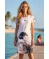 Erweitertes Premium-T-Shirt für Damen ALTISPORT VOJ/ALW090SAT02 WEIß