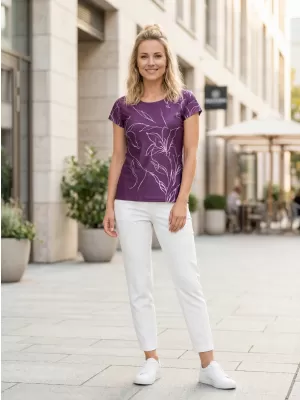 Damen Freizeitshirt Premium ALTISPORT VOJ/ALW100TR06 FUCHSIE