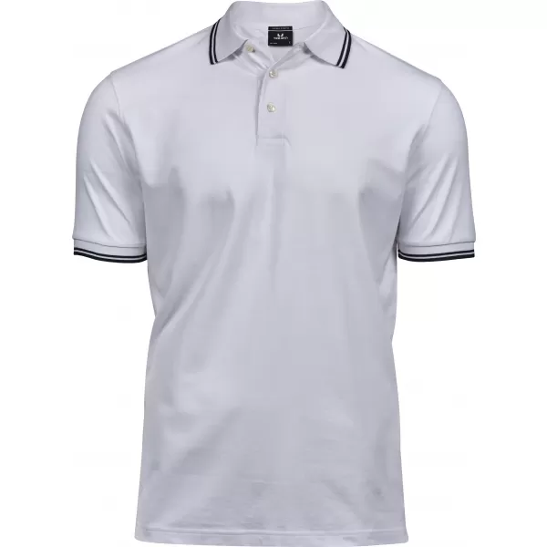  Herren-T-Shirt TEE JAYS | TJ 1407 WEIß/MARINE 