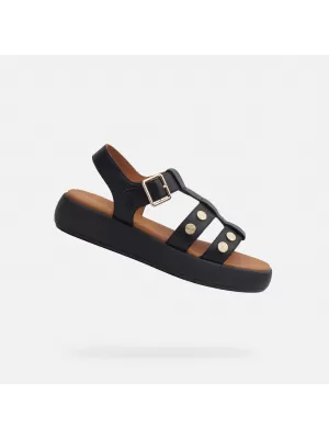 Damensandalen GEOX CAMALEI G000986 SCHWARZ