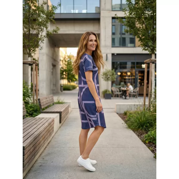  Damen erweitert T -Shirt Premium ALTISPORT VOJ/ALW085SAT02 LILA 