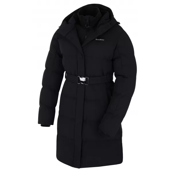 Damenmantel HUSKY NERINE L HT0-0884 SCHWARZ 