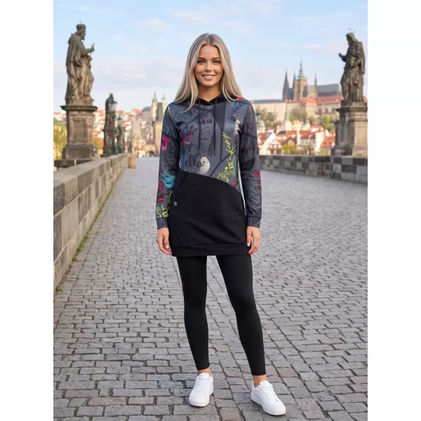  Damen-Sweatshirt KIXMI VONITA DUNKELGRAU 