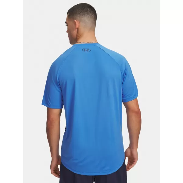  Herren-T-Shirt UNDER ARMOUR UA TECH FADE SS 6005916-402 BLAU 