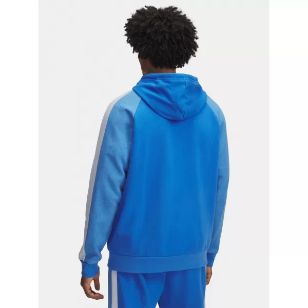  Herren-Sweatshirt UNDER ARMOUR RIVAL FLC CB HOOD BLAU 