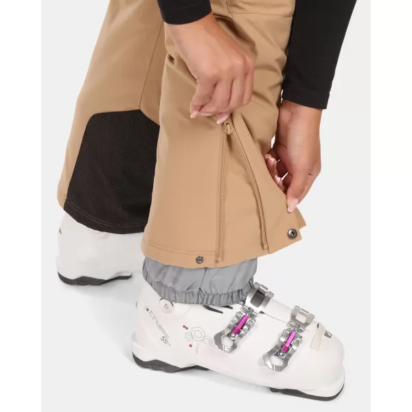  Skihose für Damen KILPI ELARE-W ZL0404KI BEIGE 