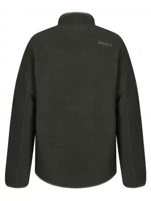 Herren-Sweatshirt HUSKY ADDY ZIP M VERBLASSTES GRÜN