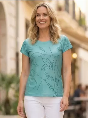 Damen Freizeitshirt Premium ALTISPORT VOJ/ALW100TR06 KEROSIN