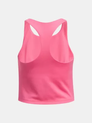 Tanktop für Mädchen UNDER ARMOUR G MOTION BRANDED CROP TANK 1390079-672 ROSA