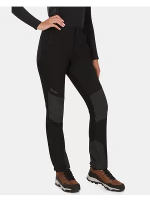 Softshellhose für Damen KILPI NUUK-W ZL0412KI SCHWARZ