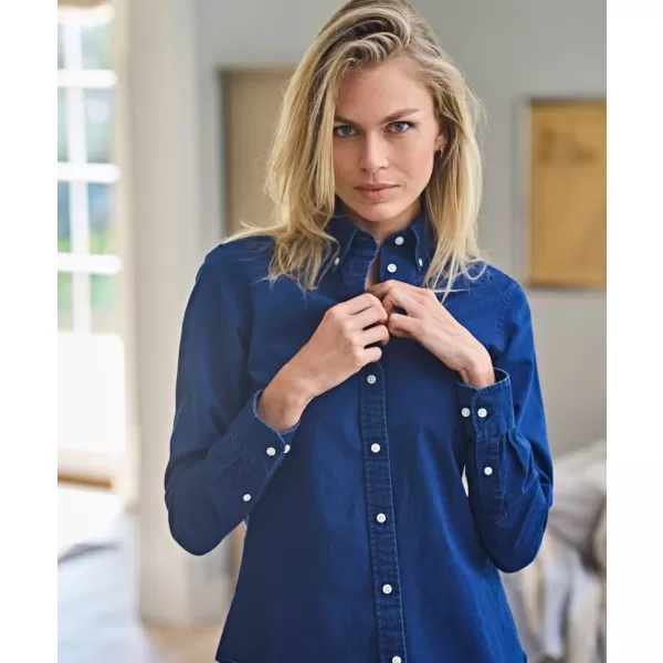  Damenhemd TEE JAYS | TJ 4003 INDIGOBLAU 