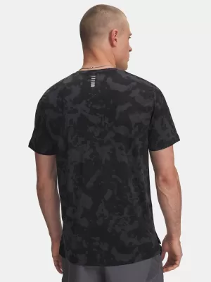 Herren-T-Shirt UNDER ARMOUR UA LAUNCH PRINTED SS 6006110-016 GRAU
