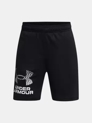 Shorts für Jungen UNDER ARMOUR UA TECH LOGO SHORTS 1383333-001 SCHWARZ