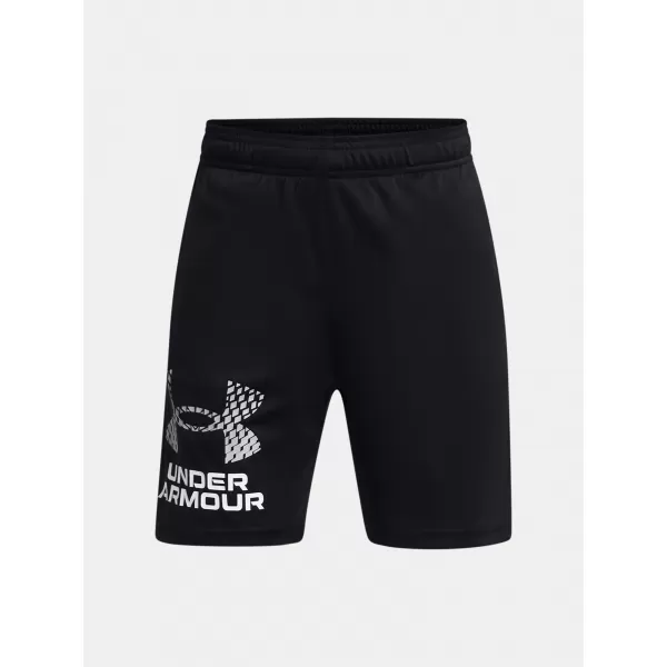  Shorts für Jungen UNDER ARMOUR UA TECH LOGO SHORTS 1383333-001 SCHWARZ 