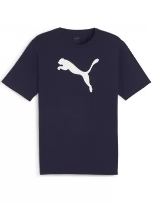 Herren -Trikot PUMA TEAMRISE LOGO JERSEY COTTON 658705_06 PUMA NAVY/PUMA WHITE