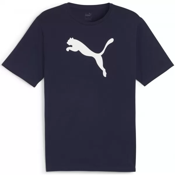  Herren -Trikot PUMA TEAMRISE LOGO JERSEY COTTON 658705_06 PUMA NAVY/PUMA WHITE 