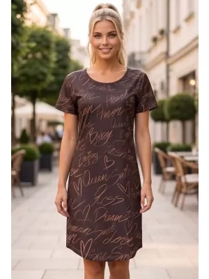 Erweitertes Premium-T-Shirt für Damen ALTISPORT VOJ/ALW084SAT02 BRAUN