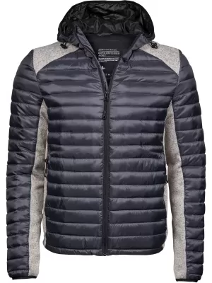 Herrenjacke TEE JAYS | TJ 9610 SPACEGRAU/GRAUMELANGE