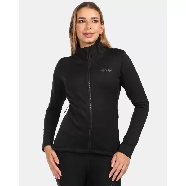  Fleece-Sweatshirt für Damen KILPI SIREN-W ZL0205KI SCHWARZ 