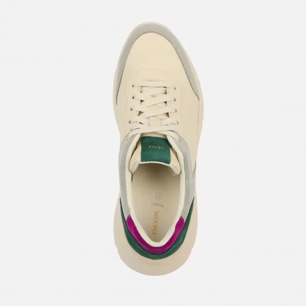  Damen-Sneaker GEOX NEBULA 2.0 X G009657 CREMIG 