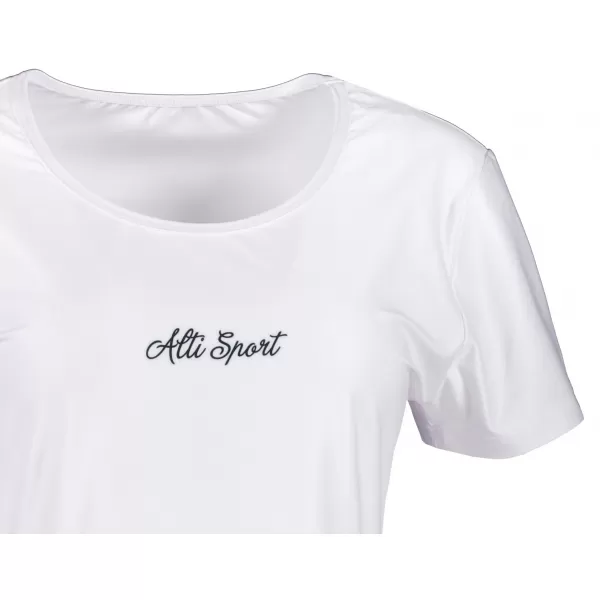  Damen erweitert T -Shirt Premium ALTISPORT VOJ/ALW075SAT02 WEIß 