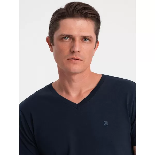  Herrenhemd OMBRE Z100 MISCHEN SIE WEIß/MARINE/SCHWARZ 