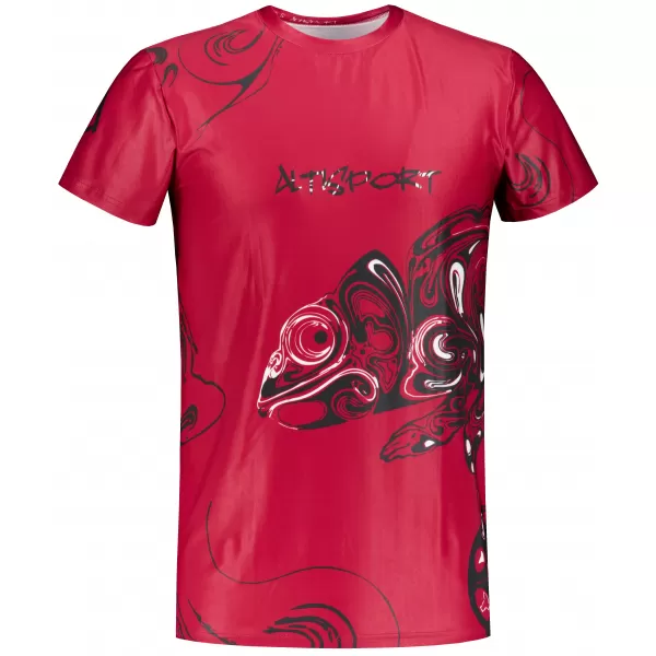  Herren Freizeithemd Premium ALTISPORT VOJ/ALM122TR06 ROT 