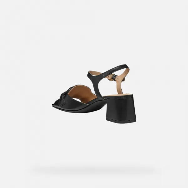  Damensandalen GEOX NEW ERAKLIA 50 T SCHWARZ 