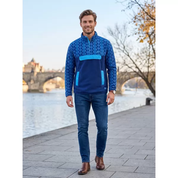  Fleece-Sweatshirt für Herren ALTISPORT GARM BLAU 