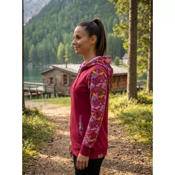  Damen-Sweatshirt ALTISPORT GALAH BURGUND 