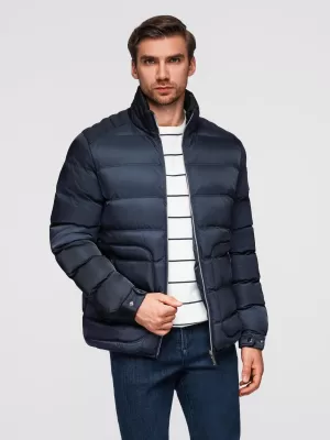 Jacke OMBRE OM-JALP-0218 DUNKELBLAU