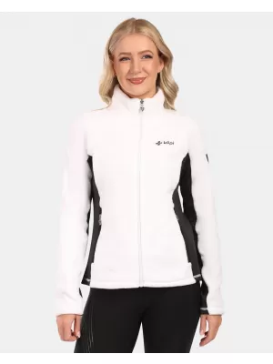 Fleece-Sweatshirt für Damen KILPI SKATHI-W ZL0206KI WEIß