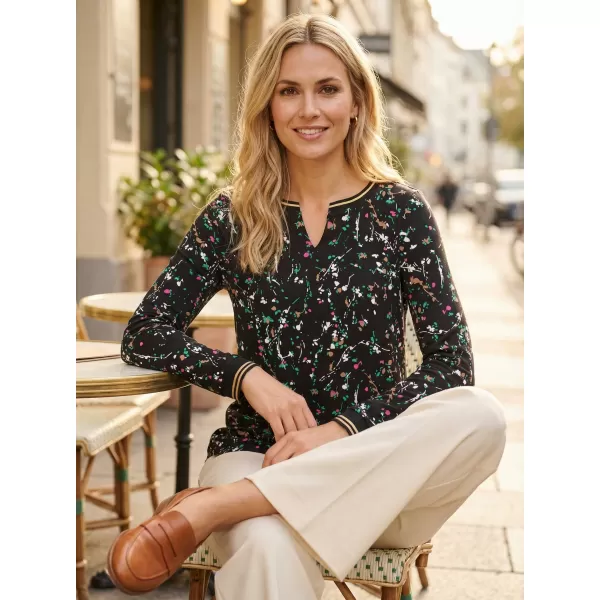  Langes T-Shirt für Damen ALTISPORT GUSSIE SCHWARZ 