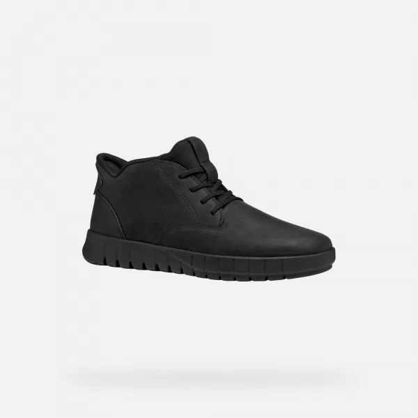  Herrenschuhe GEOX FLEXTRIDE PLUS G011461 SCHWARZ 
