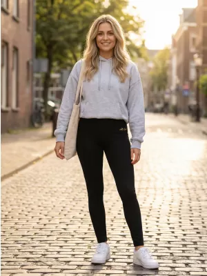 Leggings für Damen ALTISPORT KUBEA SCHWARZ