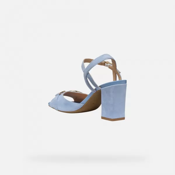  Damensandalen GEOX NEW ERAKLIA 80 HELLBLAU 