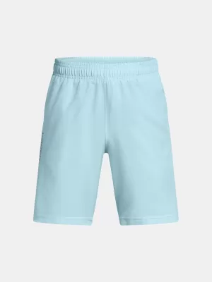 Shorts für Jungen UNDER ARMOUR UA TECH WOVEN WORDMARK SHORT 1383341-494 BLAU