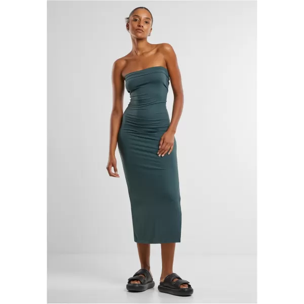  Kleid URBAN CLASSICS TB7468 FLASCHENGRÜN 