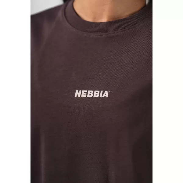  Übergroßes T-Shirt RESET 491 DUNKELBRAUN Nebbia 