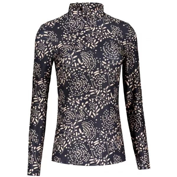  Damen-T-Shirt KIXMI VENUS SCHWARZ/BEIGE 